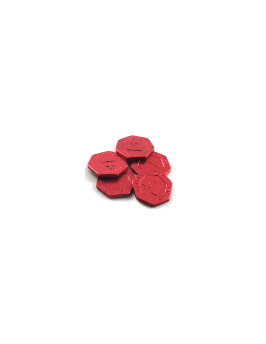 +1/-1 Counters Rood (12 Stuks) 1 +1/-1 Counters Rood (12 Stuks)