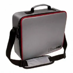 Ultra Pro Collectors Deluxe Carrying Case Silver With Red Trim