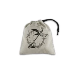 Elvish Beige & Black Basic Dice Bag