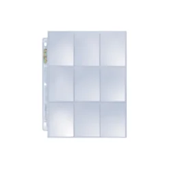 Ultra Pro Hologram Platinum Pages 9-Pocket 11 Hole (100 Stuks)