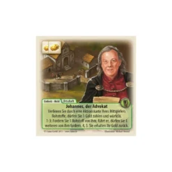 Schmidt Spiele Die Fursten Von Catan: Sonderkarte 2011 – Johannes, Der Advokat (DE)
