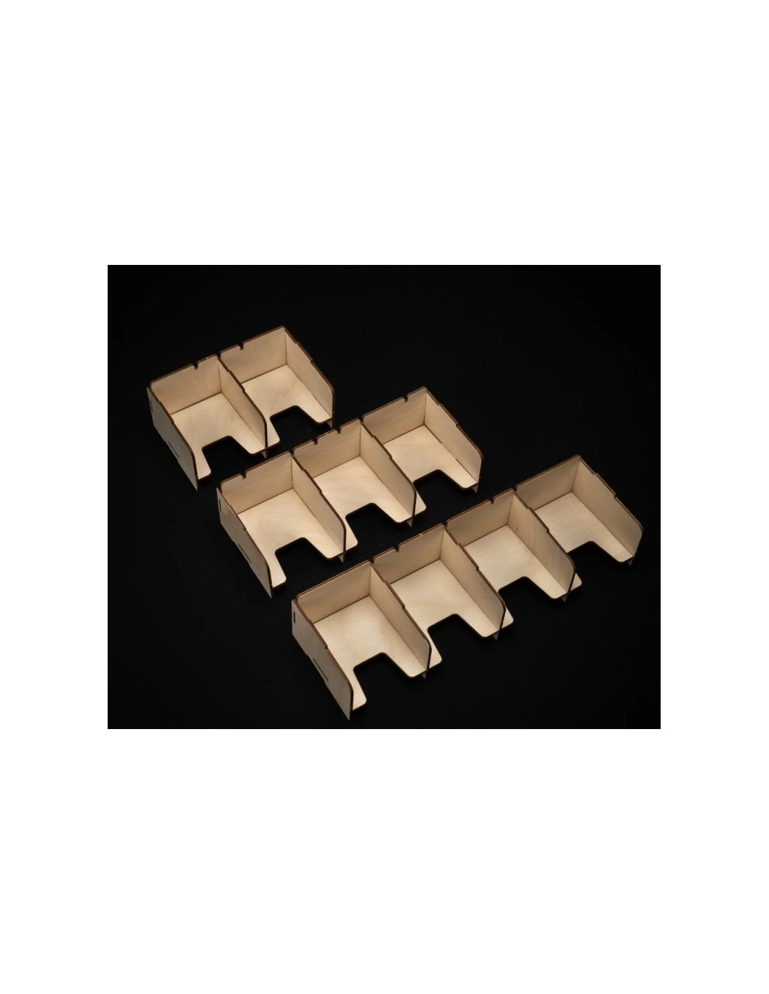 Laserox Stackable Card Holder - Large 2 Slot 1 Laserox Stackable Card Holder - Large 2 Slot