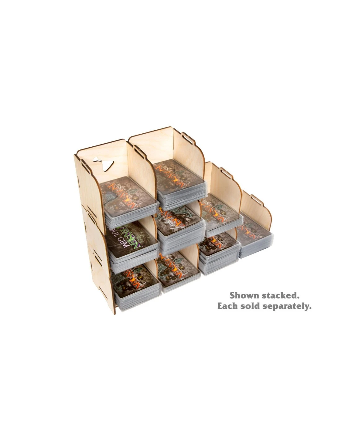 Stacking Tabletop Card Holder - Standard 4 Tray 2 Stacking Tabletop Card Holder - Standard 4 Tray - Afbeelding 2