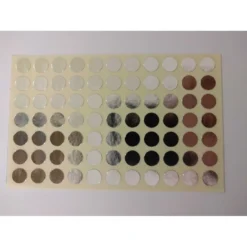 Stickervel Stippen Zilver 8,5mm