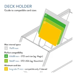 THE DICETROYERS: 250 Cards Deck Holder Ver. "Cherry" -Nieuw Speelgoed Verkoopwinkel the dicetroyers 250 cards deck holder ver cherry 2